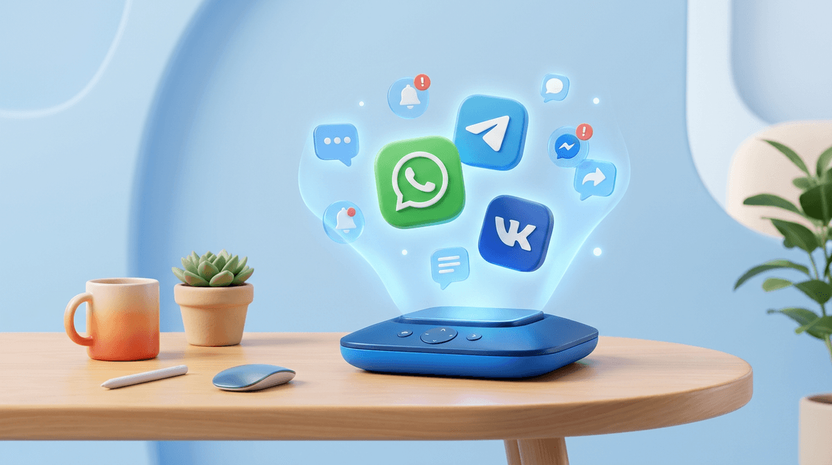 Мессенджеры для бизнеса 2026: WhatsApp, Telegram, MAX, Avito, VK в одном окне
