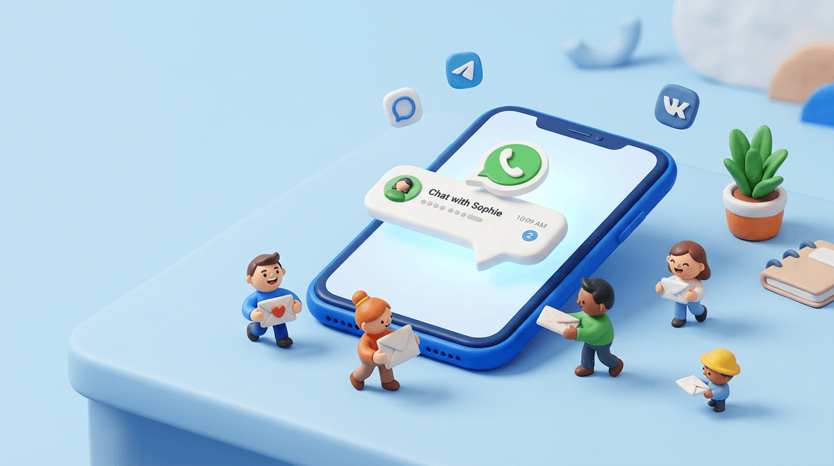 Рассылка в WhatsApp по своей базе клиентов с согласием на получение сообщений и запасными каналами