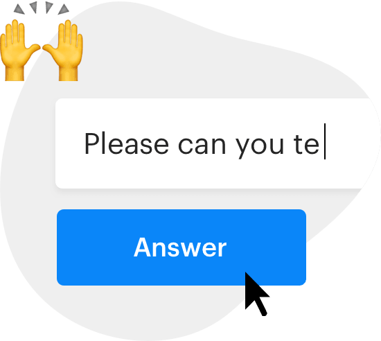 Provide the answer, at a time when they formulate their question