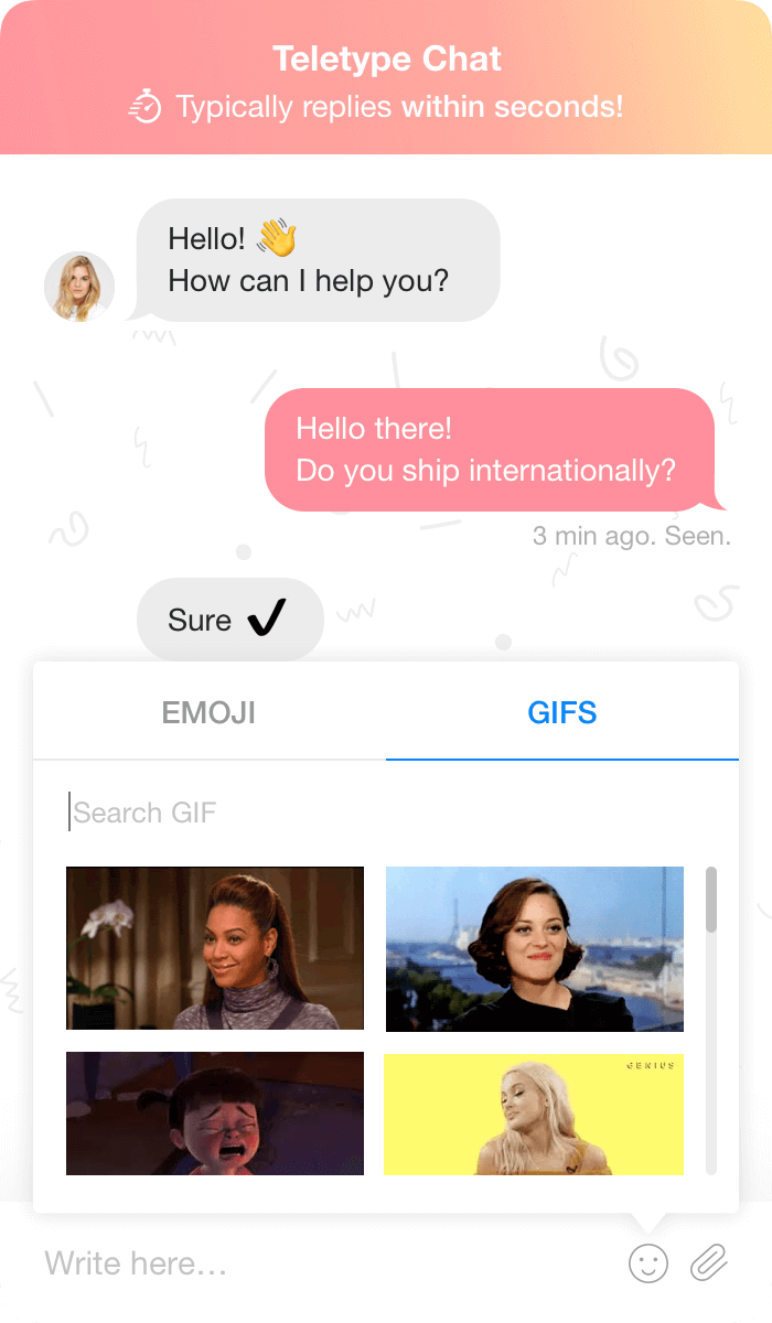 Sending GIFs