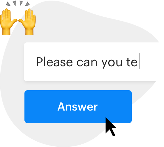 Provide the answer, at a time when they formulate their question